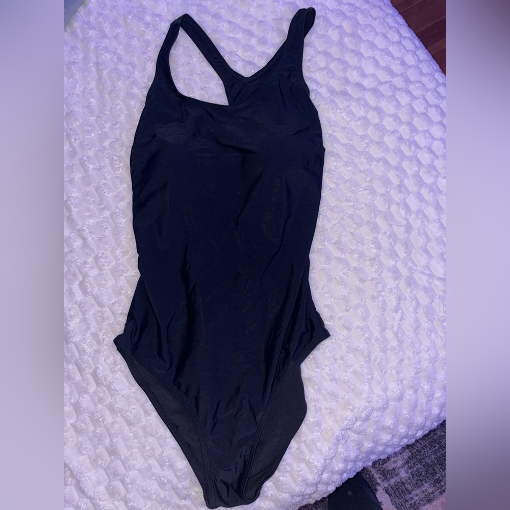 Black One-Piece Swimsuit